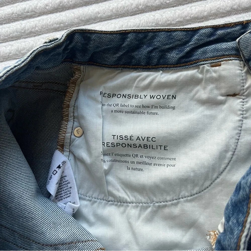 FRAME Denim Distressed Shorts